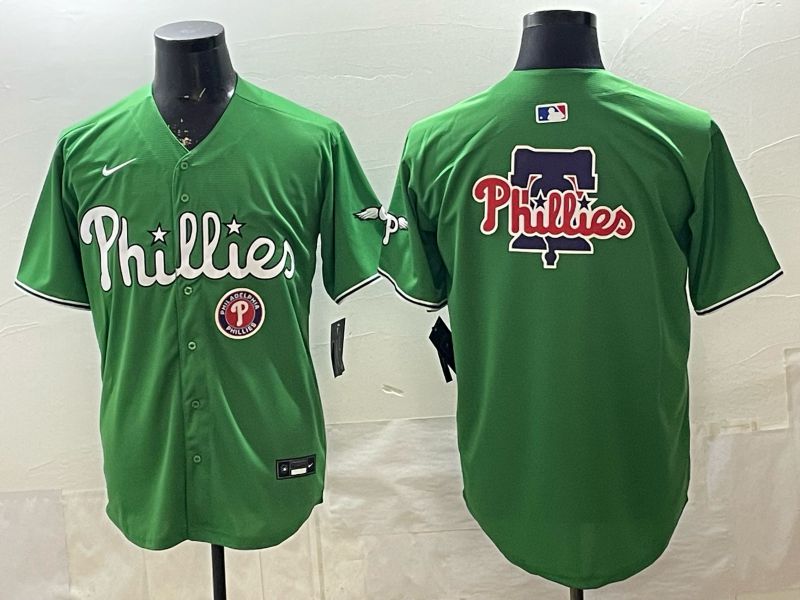 Men 2026 Philadelphia Phillies Blank Green Game Nike MLB Jersey 008->philadelphia phillies->MLB Jersey